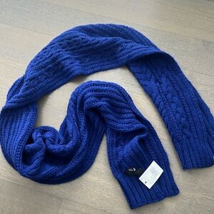 Saks Electric Blue Scarf - new with tag